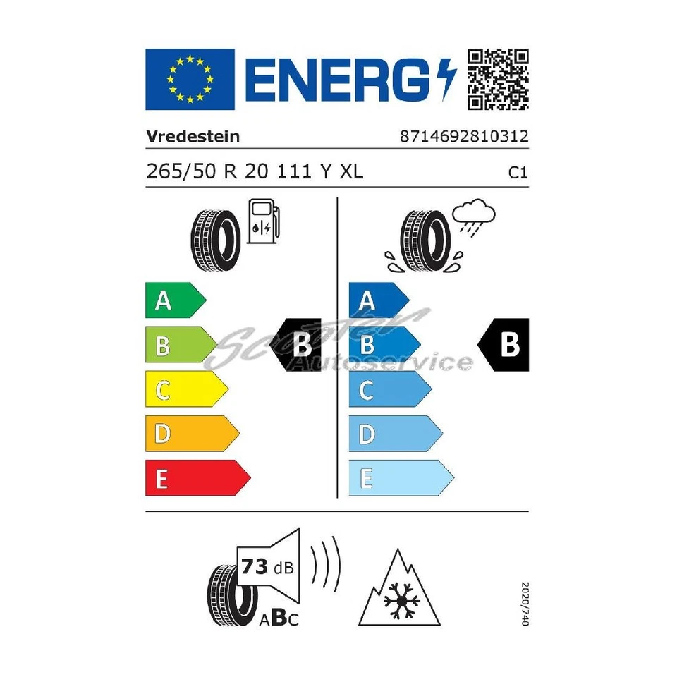 Vredestein Ganzjahresreifen 265/50 R 20 111Y Quatrac Pro Plus 3PMSF XL | 28457 - Bild 2 von 4