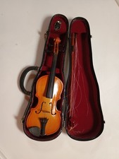 Miniature Violin with Case and Bow