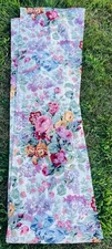Allison Floral Cotton Window Straight Long Valance 104" X 15" Dianthus Country