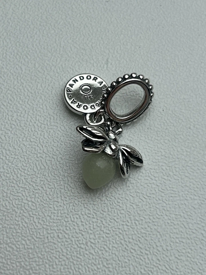 Pandora Charm Anhänger 925 Silber Glühwürmchen Leuchtet Im Dunkeln - Bild 2 von 3