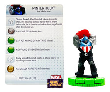 Marvel Heroclix Winter Hulk 046 w/ Card Incredible Hulk Set