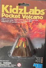 New Kidz Labs pocket Volcano brand Sealed for ages 5 Science Experiments read