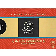 Gonzalez Alto Saxophone Reeds 'RC' Strength 3.5, Box of 2