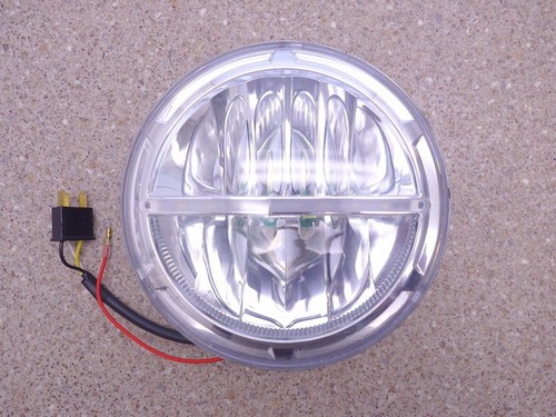 LED Scheinwerfer Leuchte Licht Harley Davidson Chopper headlight lamp EU Ø 17cm - Bild 7 von 23