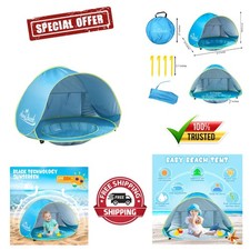 Lightweight Baby Beach Tent - Portable UV Pack-Away Sun Shelter for Kids
