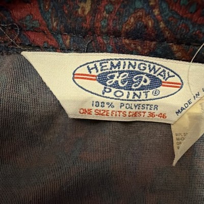 Hemingway Point 100% Polyester Paisley Women's Robe Multicolor One Size