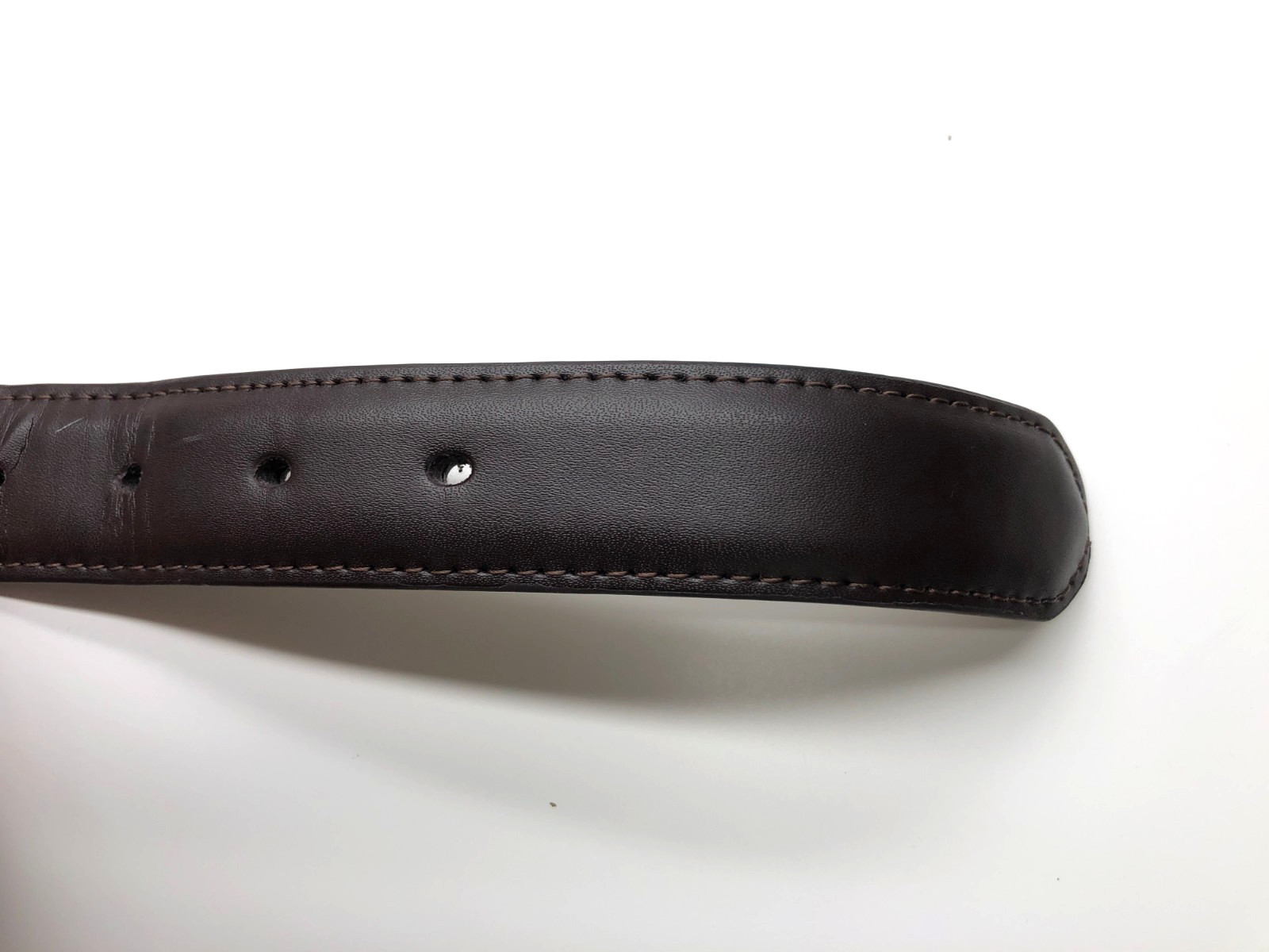 Nocona Belt Co. Dress Belt N1410802 Brown Mens Sz 36 Genuine Leather 1 1/8"