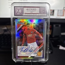 2019 Panini Chronicles Marcus Rashford Donruss Premier League Autograph #111 card