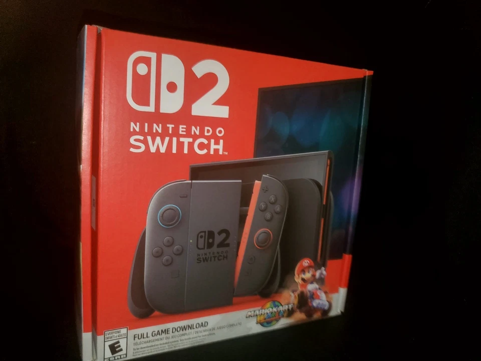 Nintendo Switch 2 Console Mario Kart World Bundle on hand - Image 2 of 4