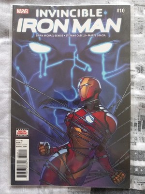 Invincible Iron Man #10 (2017) Brian Michael Bendis Marvel comic Avengers Stark