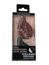 2 PK Japonesque Brow Touch Up Razor & Ergo Dermaplaner Facial Razors Ultra Sharp