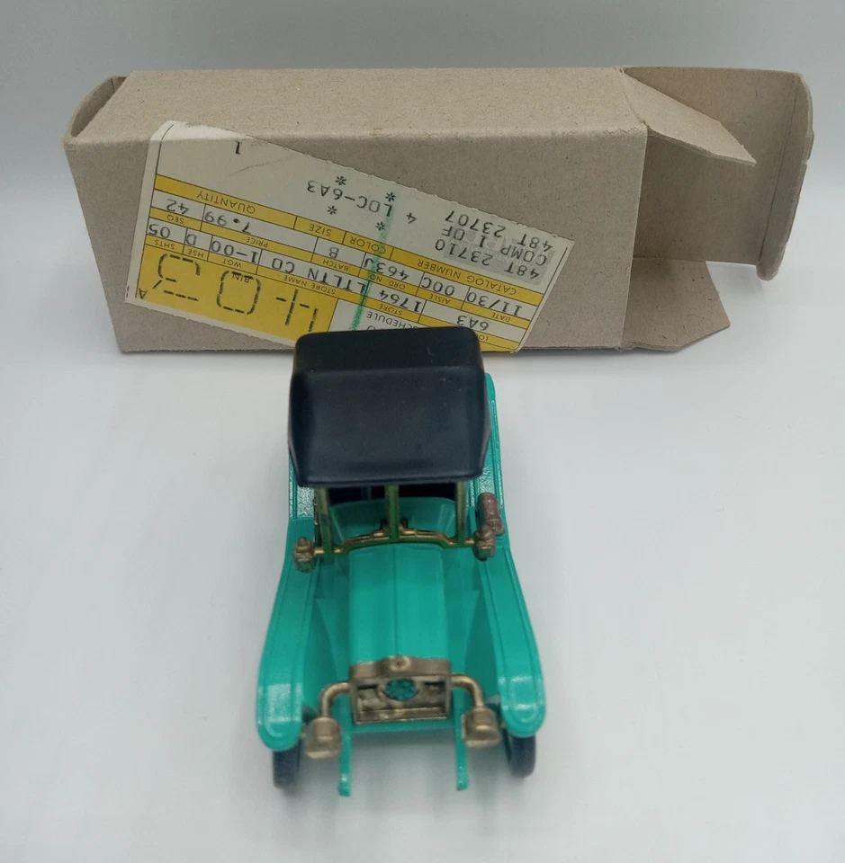 MATCHBOX AÑOS 60 #Y-14 MODELOS DE ANTAÑO 1911 MAXWELL ROADSTER COMO NUEVO Caja rara Foto 3 de 4