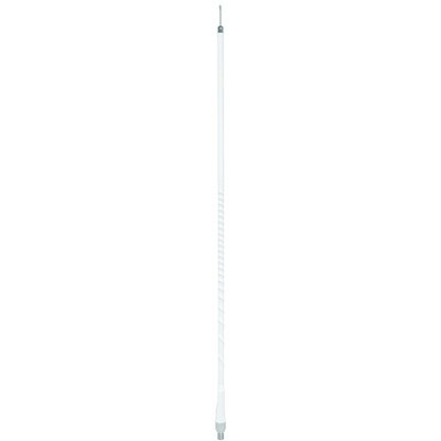 ACCESSORIES UNLIMITED - 2 FOOT WHITE 3/8'' X 24'' SUPERFLEX CB ANTENNA TUNABLE