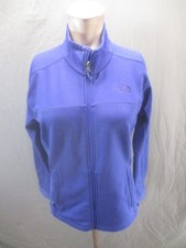 The North Face Size M Womens Blue Zip Up Stand Collar Pocket Athletic Jacket 972