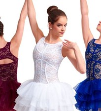 Burgandy Lace Forever Corset Curtain Call Costume Dance SOLO CXL Child XLarge