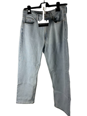 Tommy Jeans Damen Jeans Harper High rise Straight Ankle Blue W29 L28