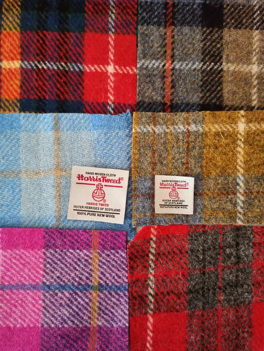 Harris Tweed Fabric Various Colours and Sizes FREE SHIPPING