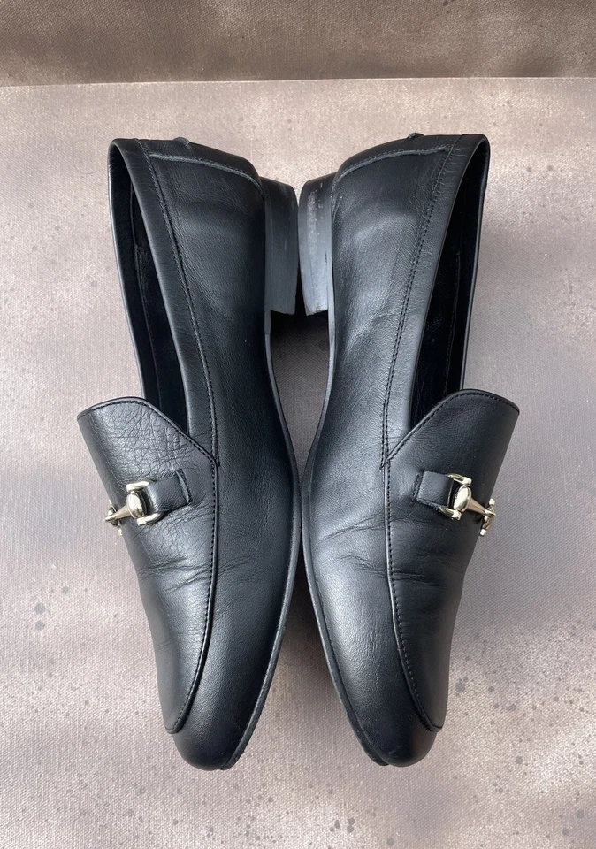 Paris 64 Women’s Amelie Black Loafers Size EU 40 US 9.5-10 Made In Spain $240 - Image 3 of 4