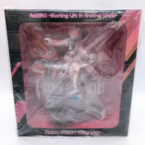 (w/Bonus) eStream Ram Neon City ver. Re:Zero 1/7 Scale PVC Figure NEW - Picture 6 of 12
