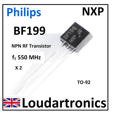 BF199 NPN VHF/RF Hochfrequenzverstärker BJT x 2 schneller UK-Verkäufer