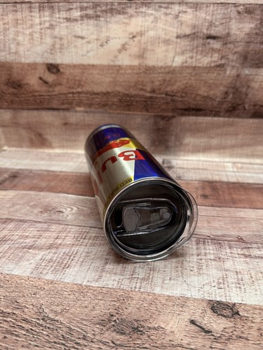 BEVANDA ENERGETICA TORO ROSSO ARGENTO CROMATO 20 OZ TAZZA TUMBLER ACCIAIO INOX + PAGLIA COPERCHIO - Foto 6 di 13