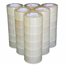 36 Rolls 2" x 110 Yards 330 ft Clear Carton Packaging Sealing Box Packing Tape