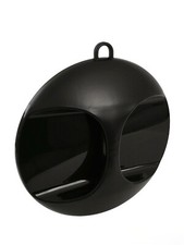 Profi Friseurspiegel Friseur Handspiegel Spiegel Kabinets schwarz mit Griff 27cm