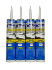 4 Pack. Lasalle Xtrm Roof Sealant White Non-sag Vertical Application Rv