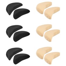 6 Pair Shoe Head Filler Sponge Shoe Pads Forefoot Cushions Shoe Filler