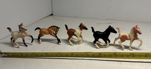 Breyer Pferd Mini Winnie’s Lot 5 Appaloosa Palomino Fohlen 2" Zoll - Bild 2 von 14