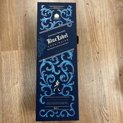 Johnnie Walker Blue Label XORDINAIRE Design Glass Bottle Limited