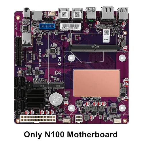 NAS Motherboard i3-N305 N355 N100 N150 2*Intel i226-V Firewall 2*M.2 Mini ITX - Picture 11 of 15