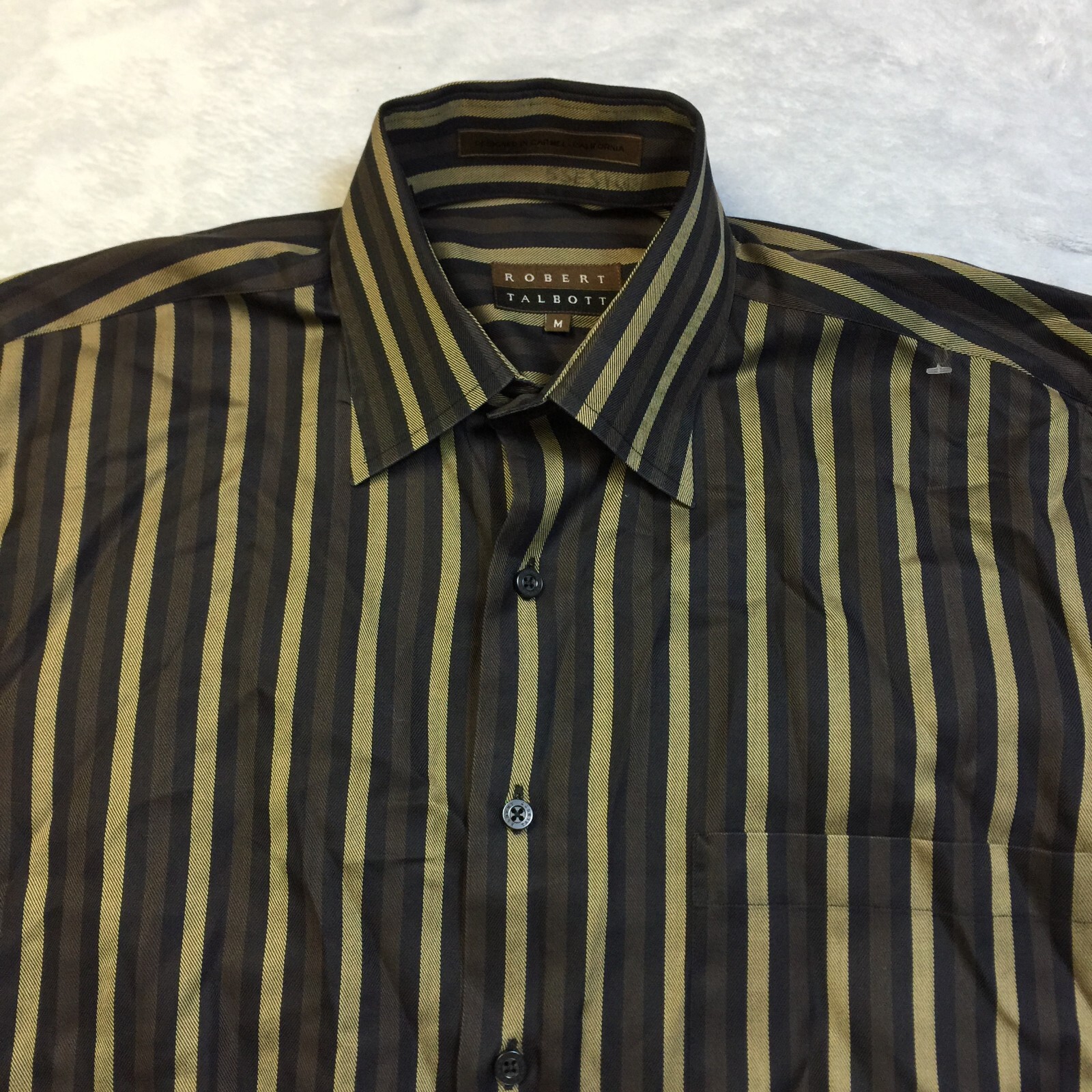 Robert Talbott Hidden Button Down Mens Shirt M Mu… - image 11