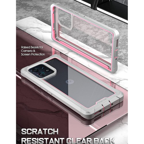 For Moto Edge Plus 2023 Case Clear Back Shockproof Cover 360 Full Coverage - Picture 23 of 25