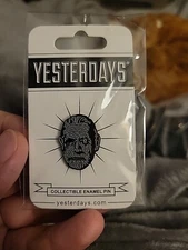 Universal Monsters The Mummy Soft Enamel Pin Yesterdays Co Maniac Black & White