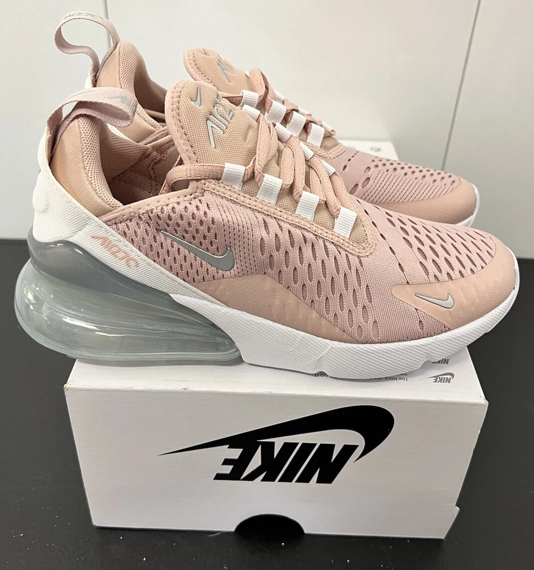 Nuove Nike Air Max 270 rosa Oxford argento metallizzato DM8326 600 donna taglia 6