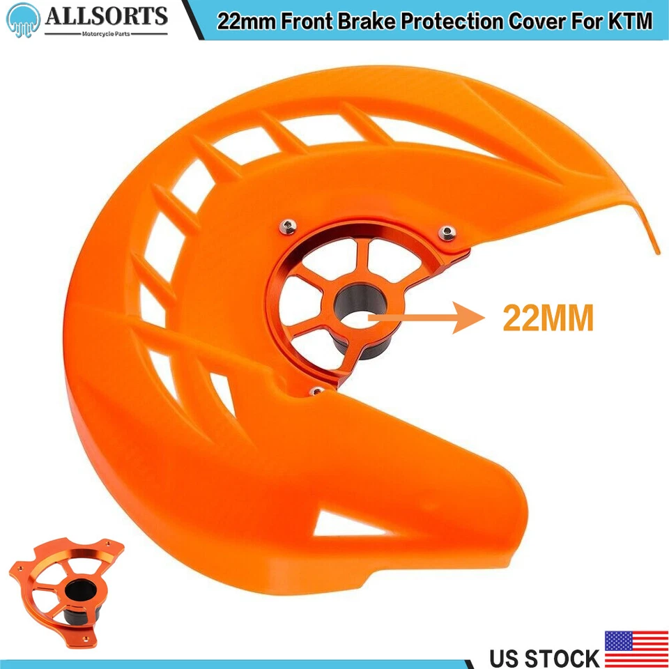 22mm Front Brake Disc Guard Cover For KTM 250 300 450 SX SXF XC-W EXC 2016-2023 - Image 2 of 4