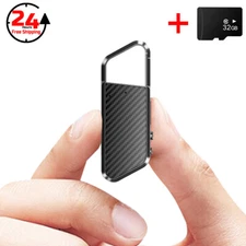 Mini Digital Hidden Spy Audio Voice Activated Recorder MP3 Smart Playback w/32G