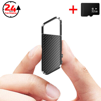 Mini Digital Hidden Spy Audio Voice Activated Recorder MP3 Smart Playback w/32G