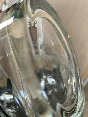 Decanter Summerfield LEONARD SILVER cut glass Wheat heavy Romania 12-3/4"t - Picture 12 of 12