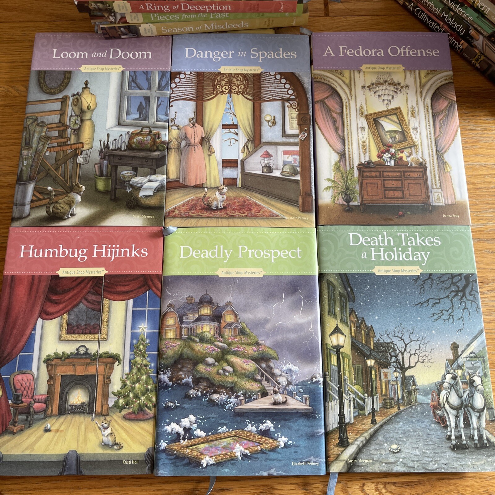 Antique Shop Mysteries Book Lot Of 12 Hardcover Clean Adult Owned