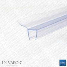 Di Vapor (R) Shower Seal with 14mm Angled Fin | 8mm/10mm Glass | 85cm/1.95cm