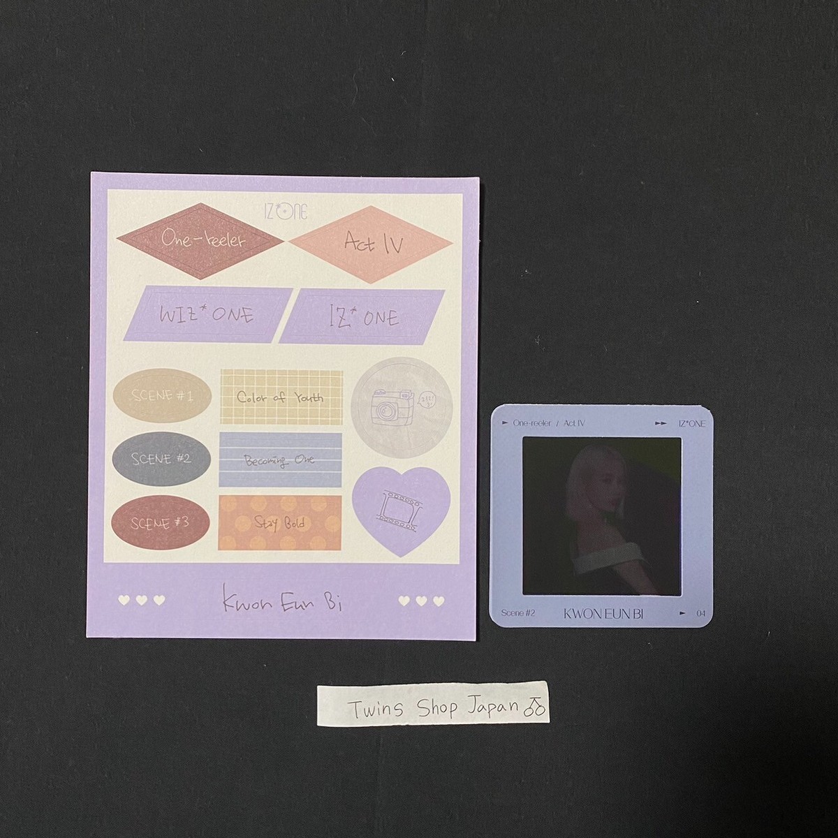 iz*one 4th mini album One-reeler Act IV Eunbi set Photocard