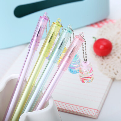 6Pcs Cute Drift Bottle Hangings Gel Pens Office School Student Stationery Gifts