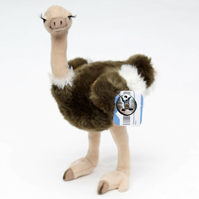 Strauß Kuscheltier Vogel stehend 32 cm Laufvogel Plüschtier DUNDEE 