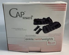 CAP FITNESS Adjustable Wrist/Ankle Weights 2.5-Pound Pair (5 Lb Total)