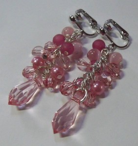 OHRCLIPS CLIPS PERLEN ROSA