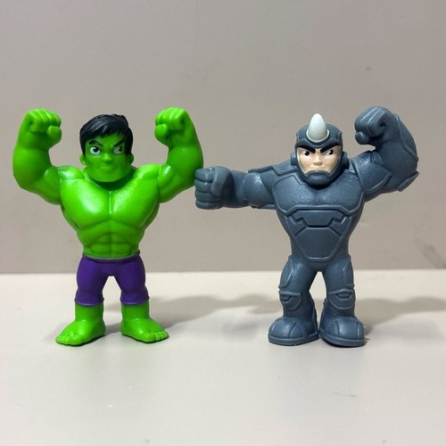 6x Marvel Spidey and His Amazing Friends Rhino Hulk Goblin Gwen 2,5" Figur Spielzeug - Bild 4 von 7