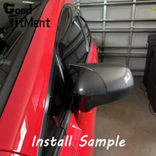 For Honda Civic 2006-2011 Carbon Fiber Left+Right Side Rearview Mirror Cover Cap