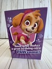 Paw Patrol Skye Happy Birthday Card Extra Pawsome For Extra Pawfect Girl New